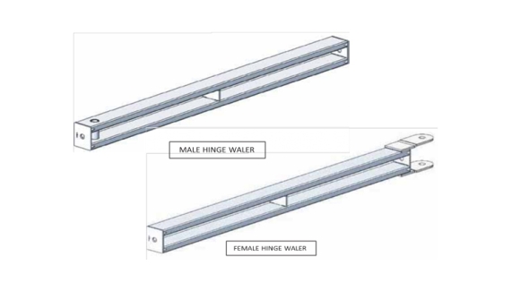 HINGE WALERS